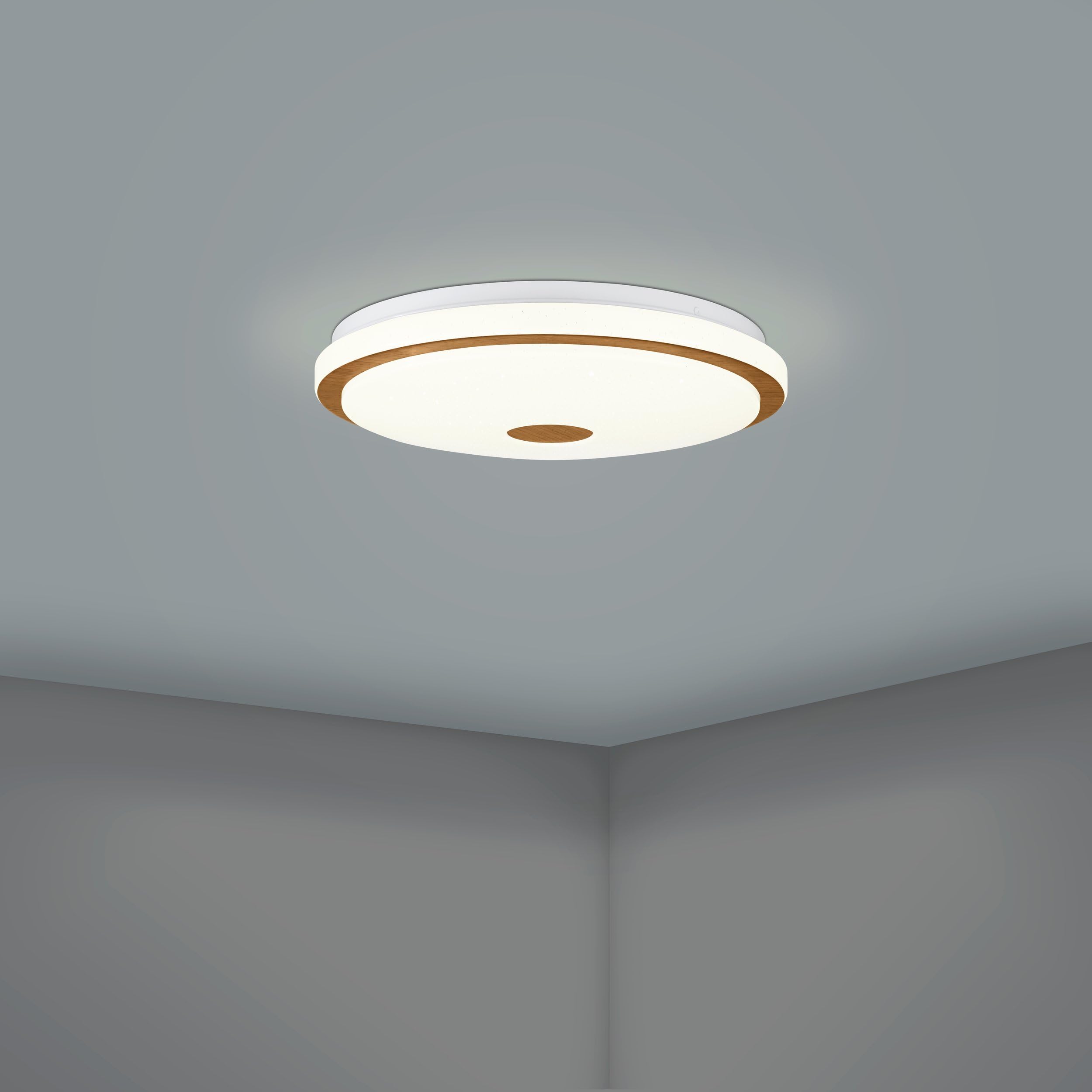 eglo-lanciano-1-led-deckenleuchte-dimmbar-mit-fernbedienung-38-cm-wei-braun image 3