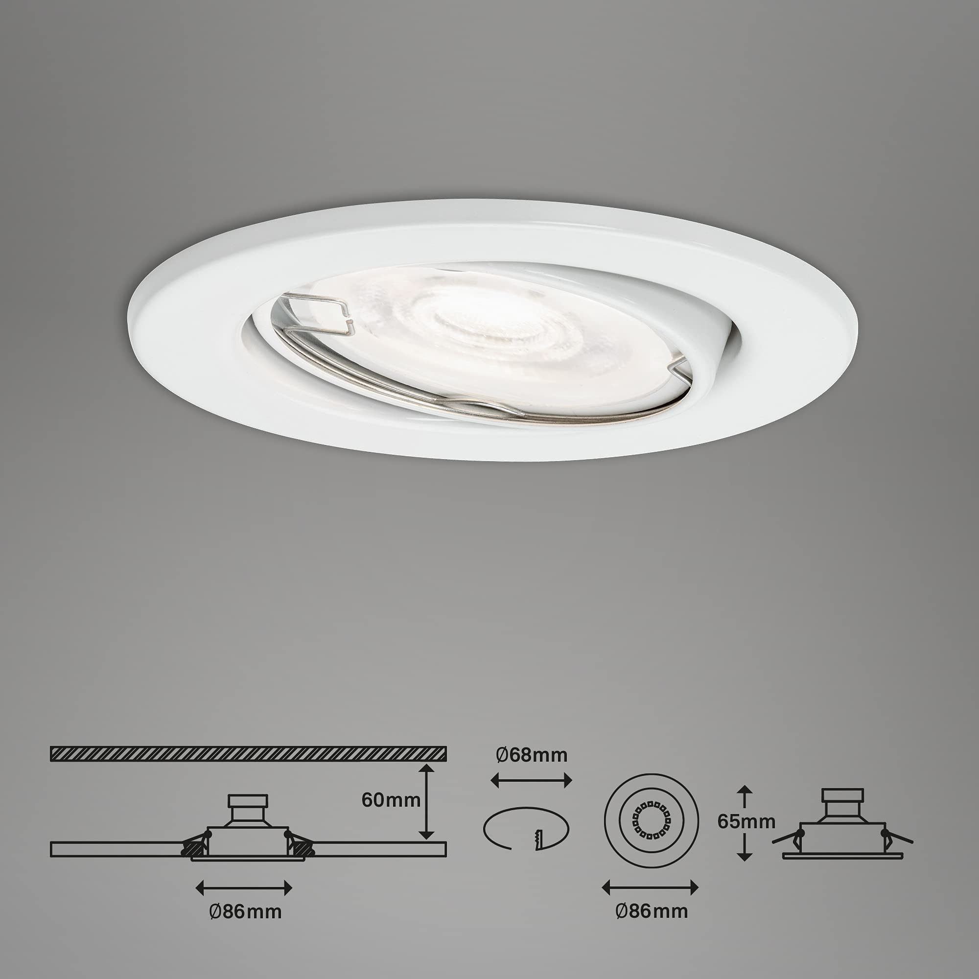 briloner-led-einbauleuchten-3er-set-7182-036-wei-dimmbar-schwenkbar image 8
