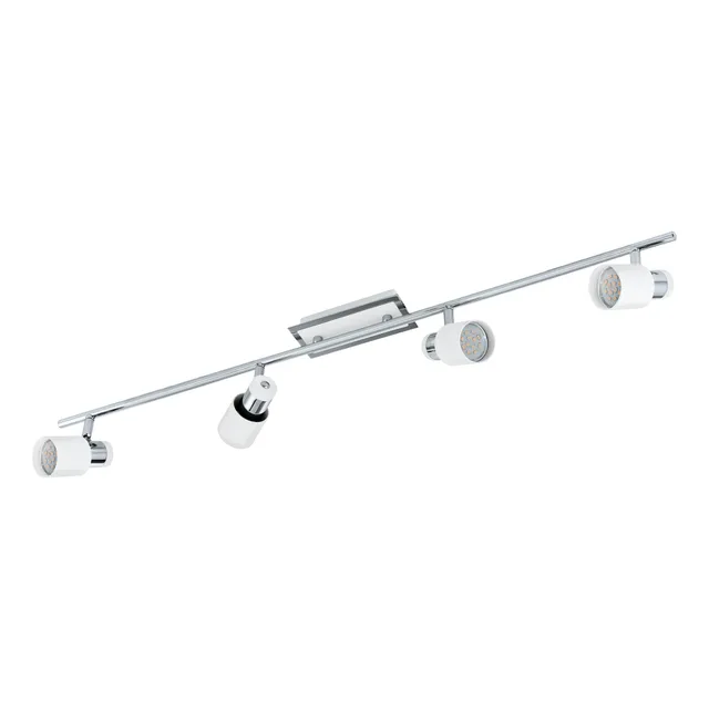 eglo-davida-led-deckenlampe-4-flammig-deckenspot-metall-chrom-wei-mit-gu10-warmw image 1