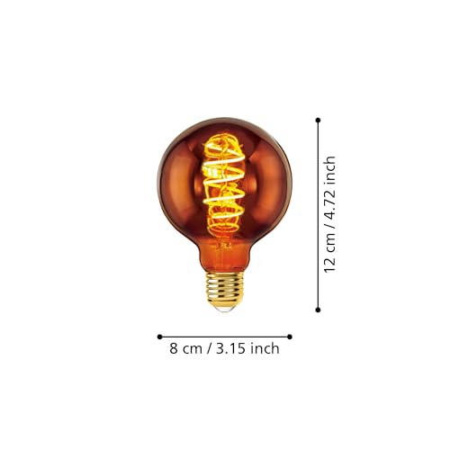 eglo-e27-spiral-globe-led-vintage-birne-kupfer-dimmbar-4w-g80 image 4