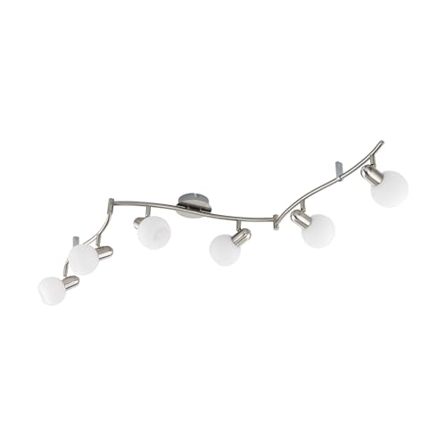eglo-comba-led-deckenstrahler-139-cm-nickel-matt-glas-opal-matt-e14 image 2
