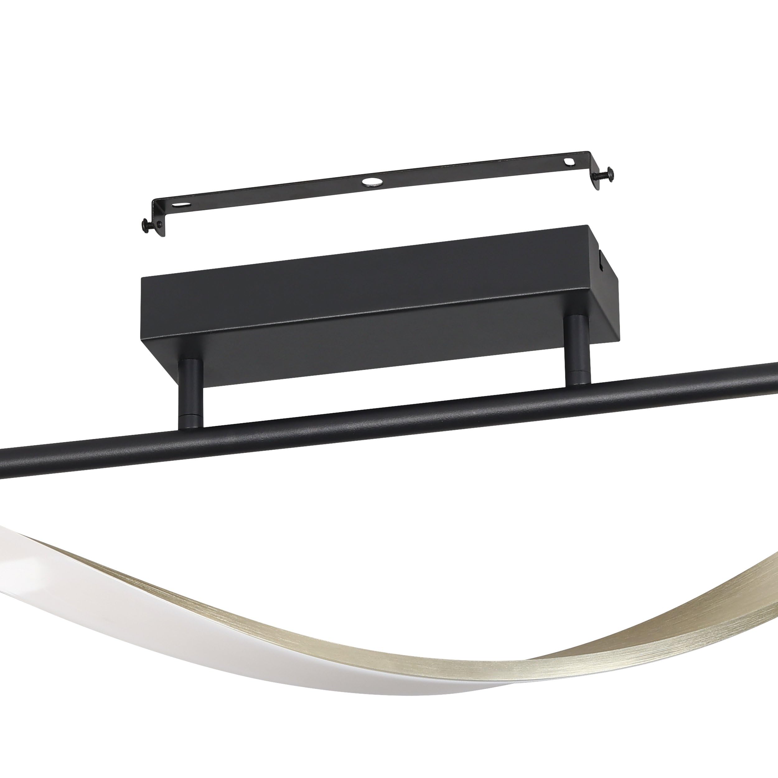 eglo-conaprato-led-deckenleuchte-115-cm-schwarz-messing-dimmbar-mit-fernbedienun image 3
