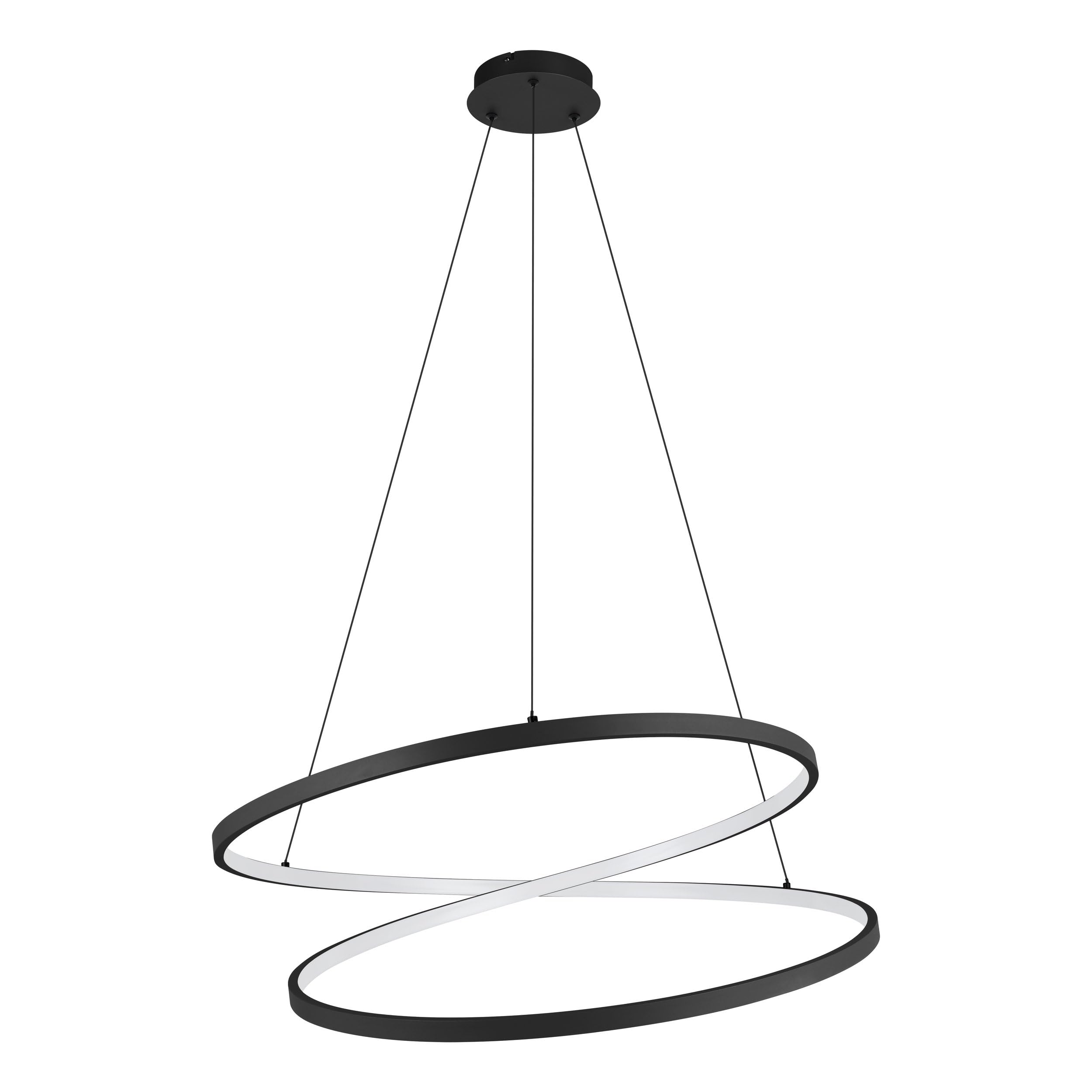 eglo-ruotale-led-pendelleuchte-55-cm-schwarz-wei-warmwei-esstisch image 7