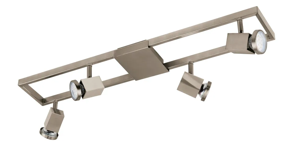 eglo-zeraco-led-deckenstrahler-4-flammig-nickel-matt-70cm-gu10-warmwei image 1