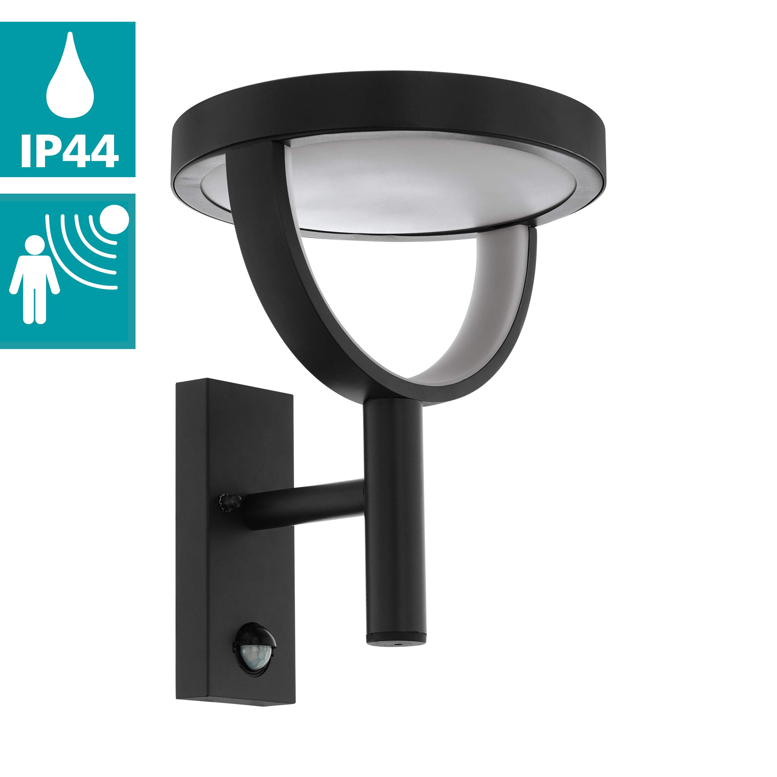 eglo-francari-led-au-en-wandleuchte-mit-bewegungsmelder-ip44 image 2