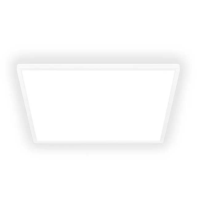 briloner-slim-led-deckenlampe-56x56x3-cm-neutralwei-mit-indirektem-licht-wei image 1
