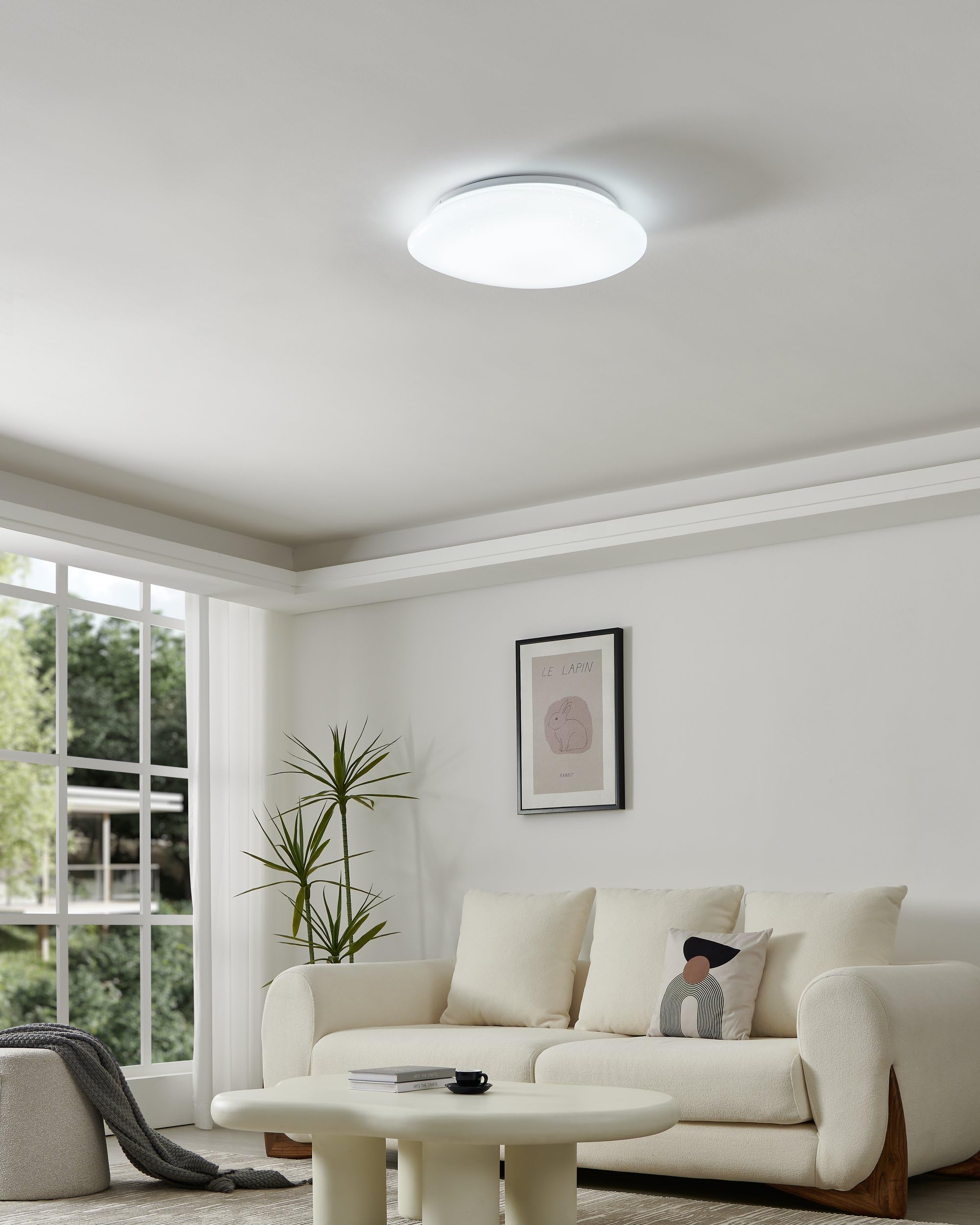 eglo-sileras-1-led-deckenleuchte-45-cm-sternenhimmel-dimmbar-cct-mit-fernbedienu image 4