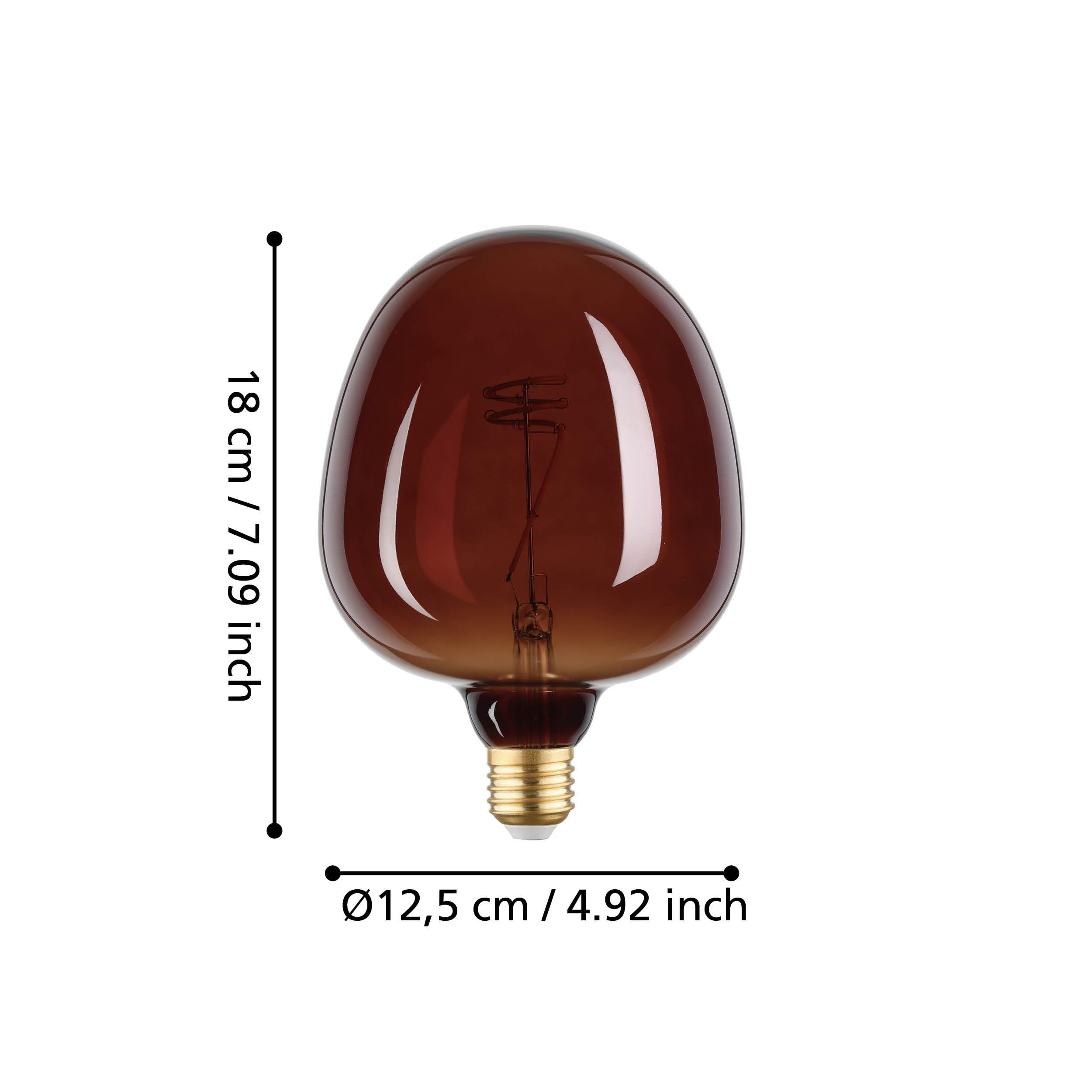 eglo-big-size-e27-spiral-led-retro-gl-hbirne-g125-cognac-dimmbar-4w image 3