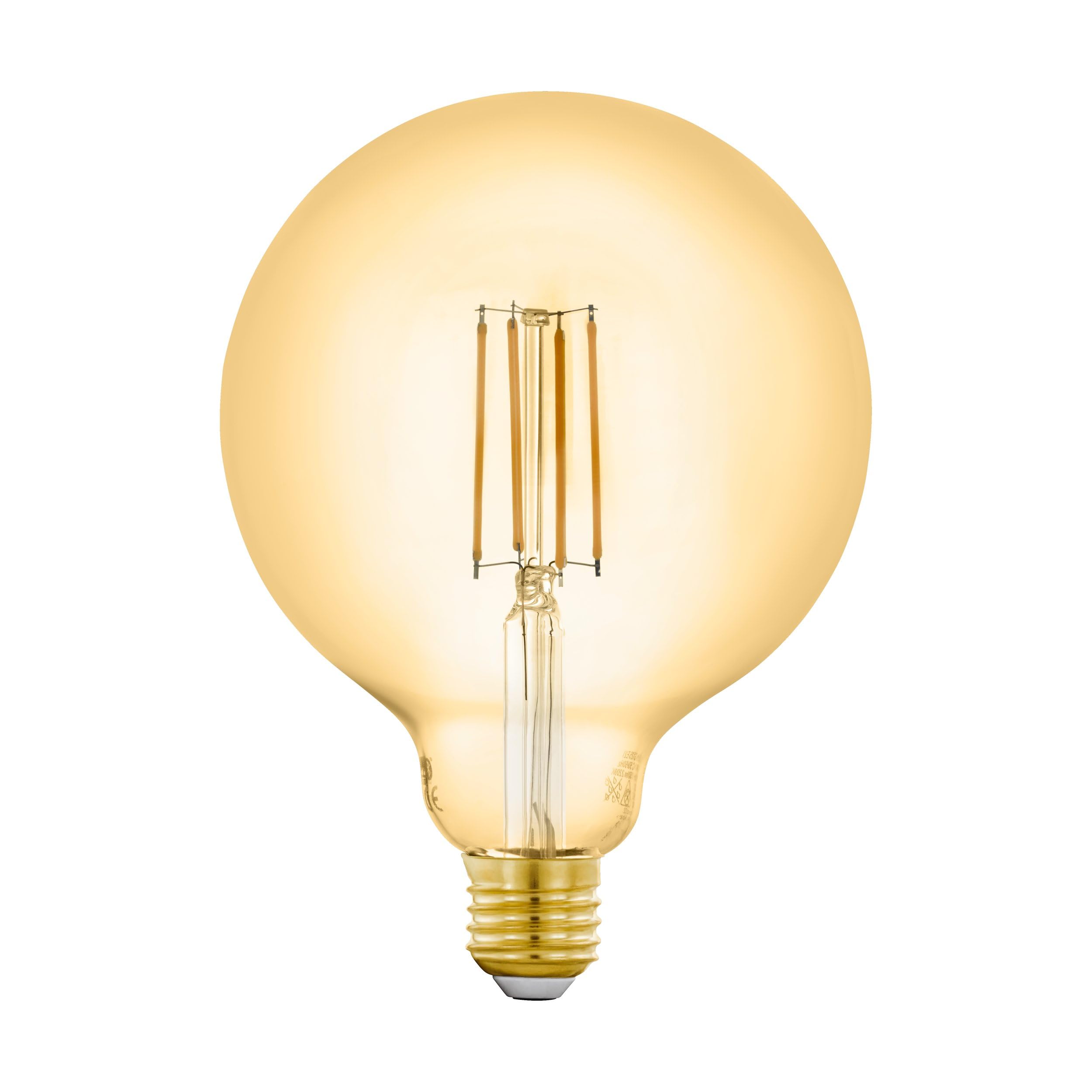 eglo-connect-e27-vintage-globe-g125-amber-6w-smarte-dimmbare-filament-led image 1