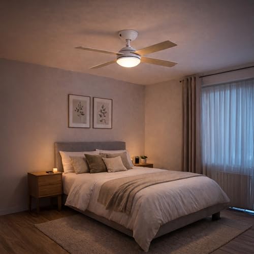 eglo-losciale-led-deckenventilator-106-6-cm-wei-holz-mit-fernbedienung image 8