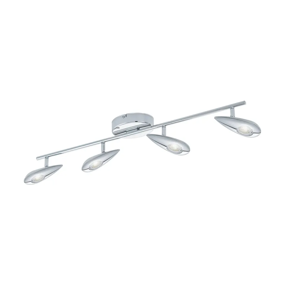 eglo-pedregal-led-deckenstrahler-75-cm-4-flammig-stahl-chrom-warmwei image 1
