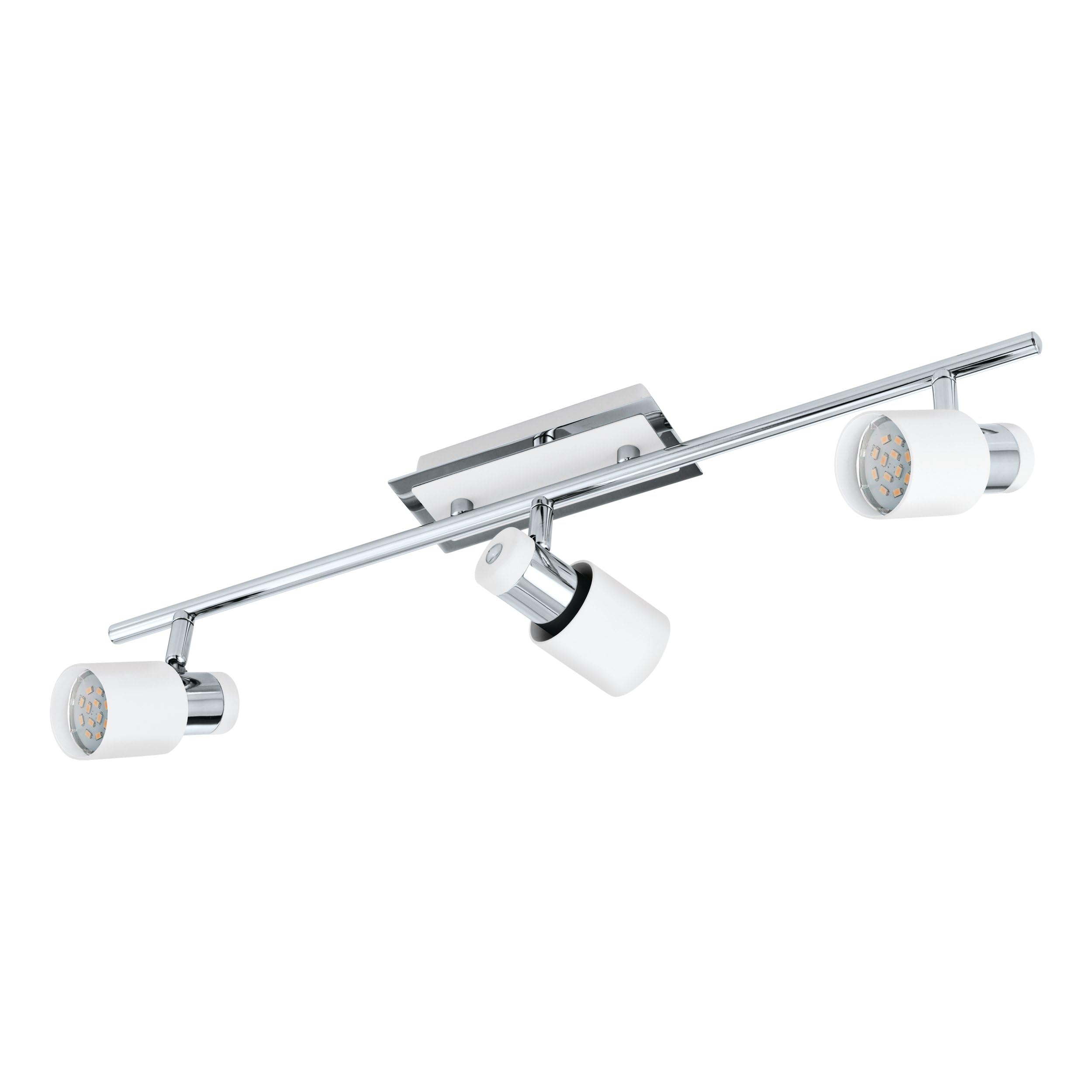 eglo-davida-led-deckenlampe-3-flammig-chrom-wei-gu10 image 1