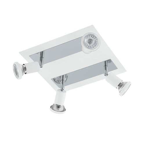 eglo-sarria-led-deckenleuchte-4-flammig-deckenspot-aus-metall-in-wei-chrom-mit-g image 6