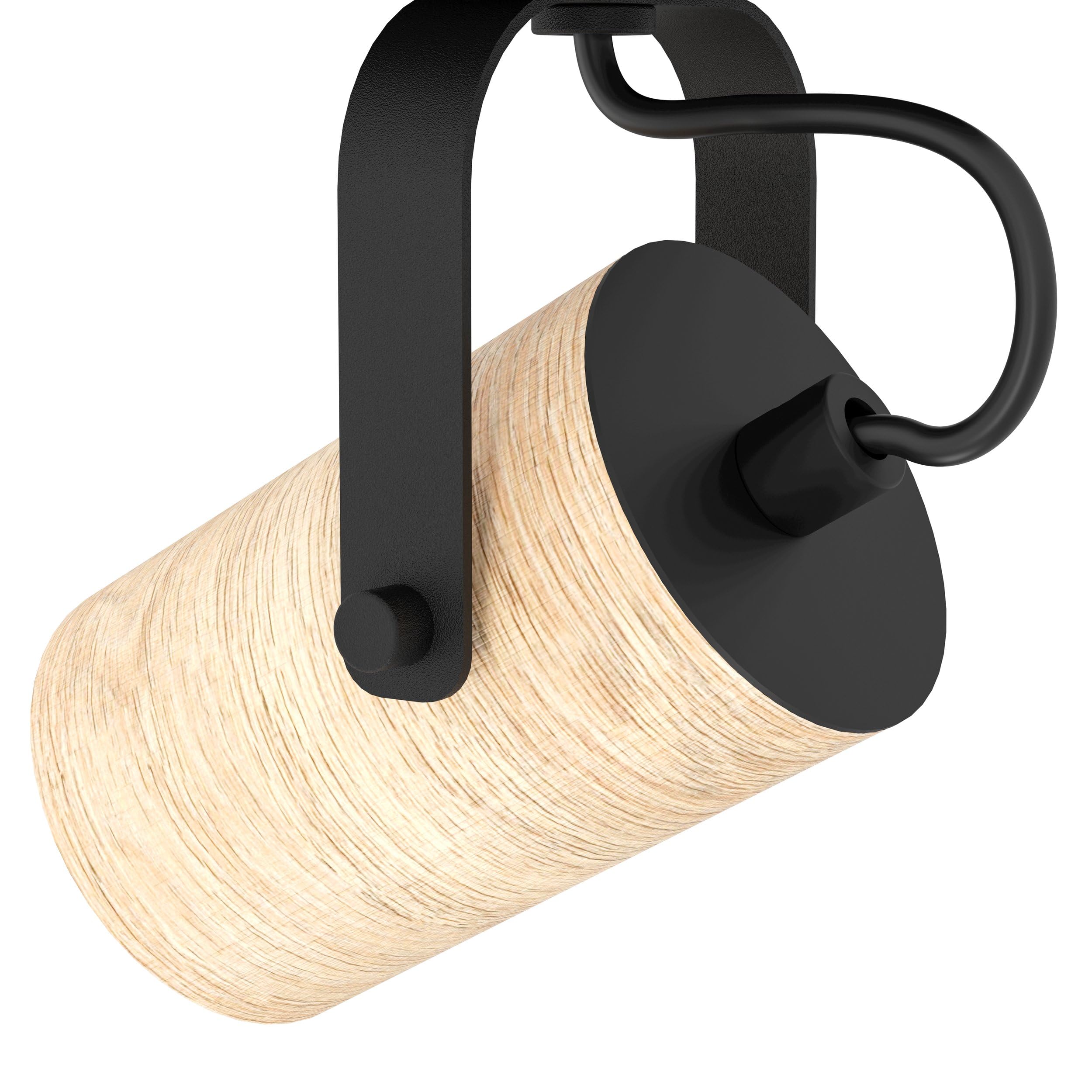eglo-cayuca-led-deckenstrahler-2-flammig-holz-natur-schwarz-gu10-warmwei image 5