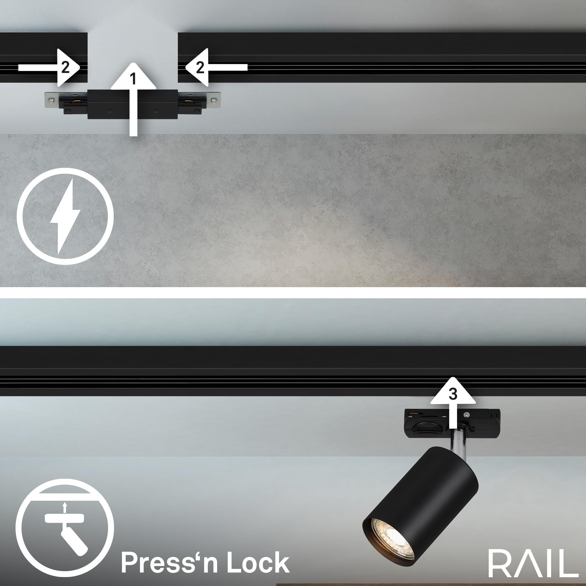 briloner-rail-schienensystem-l-form-komplettset-2-25-m-4-spots-2-pendel-schwarz image 7