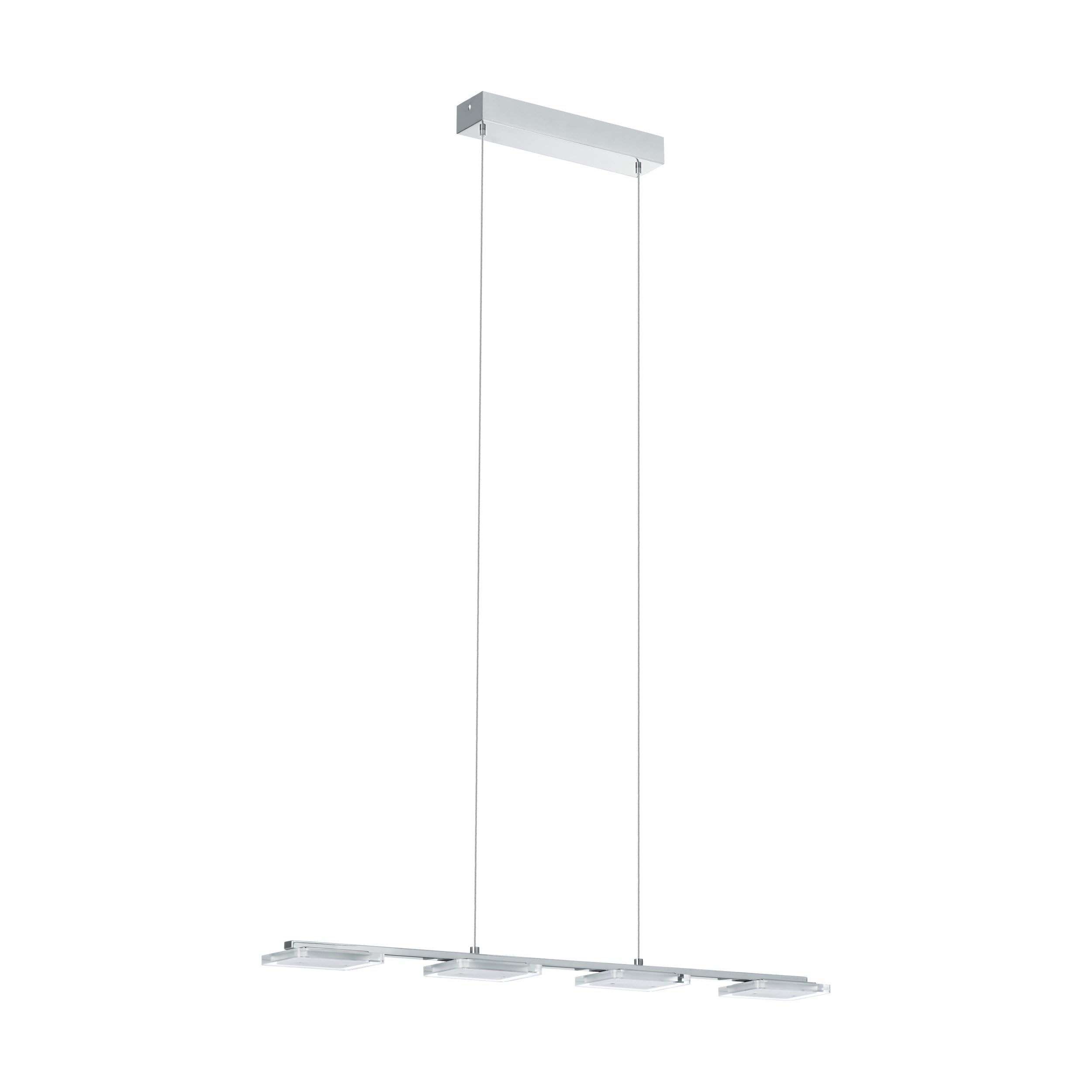eglo-led-pendelleuchte-cartama-4-flammig-chrom-wei-warmwei image 1