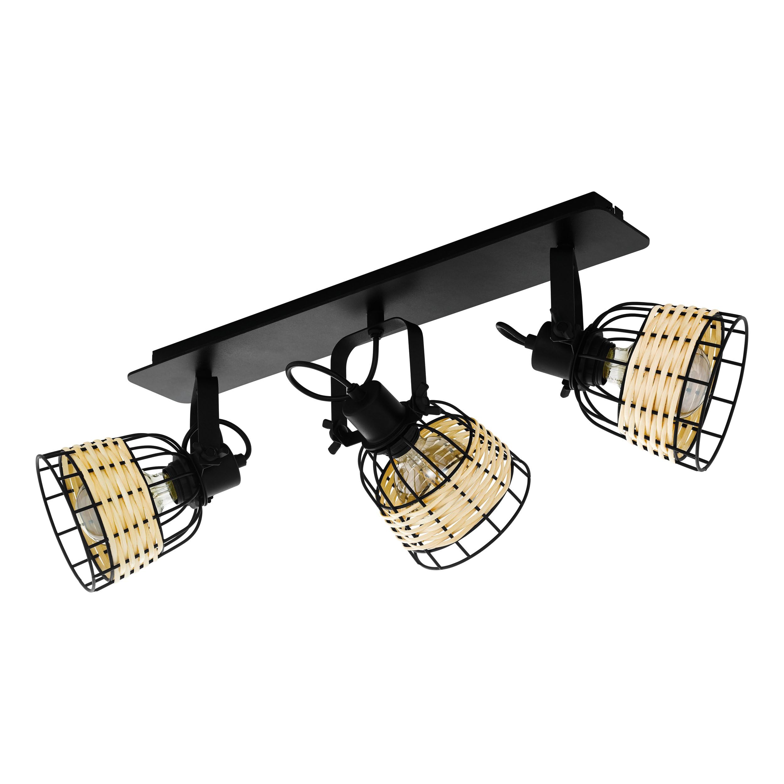 eglo-anwick-deckenlampe-vintage-boho-rattan-e27-38-cm image 8