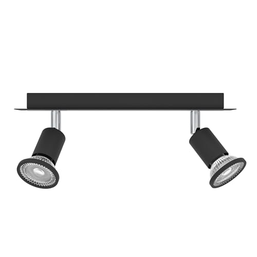 eglo-sarria-led-deckenleuchte-2-flammig-deckenspot-aus-metall-in-schwarz-chrom-m image 7