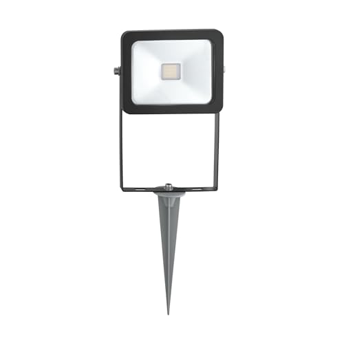 eglo-faedo-2-led-erdspie-h-40-5-cm-alu-schwarz-glas-klar-900-lumen-kaltwei-ip44 image 2