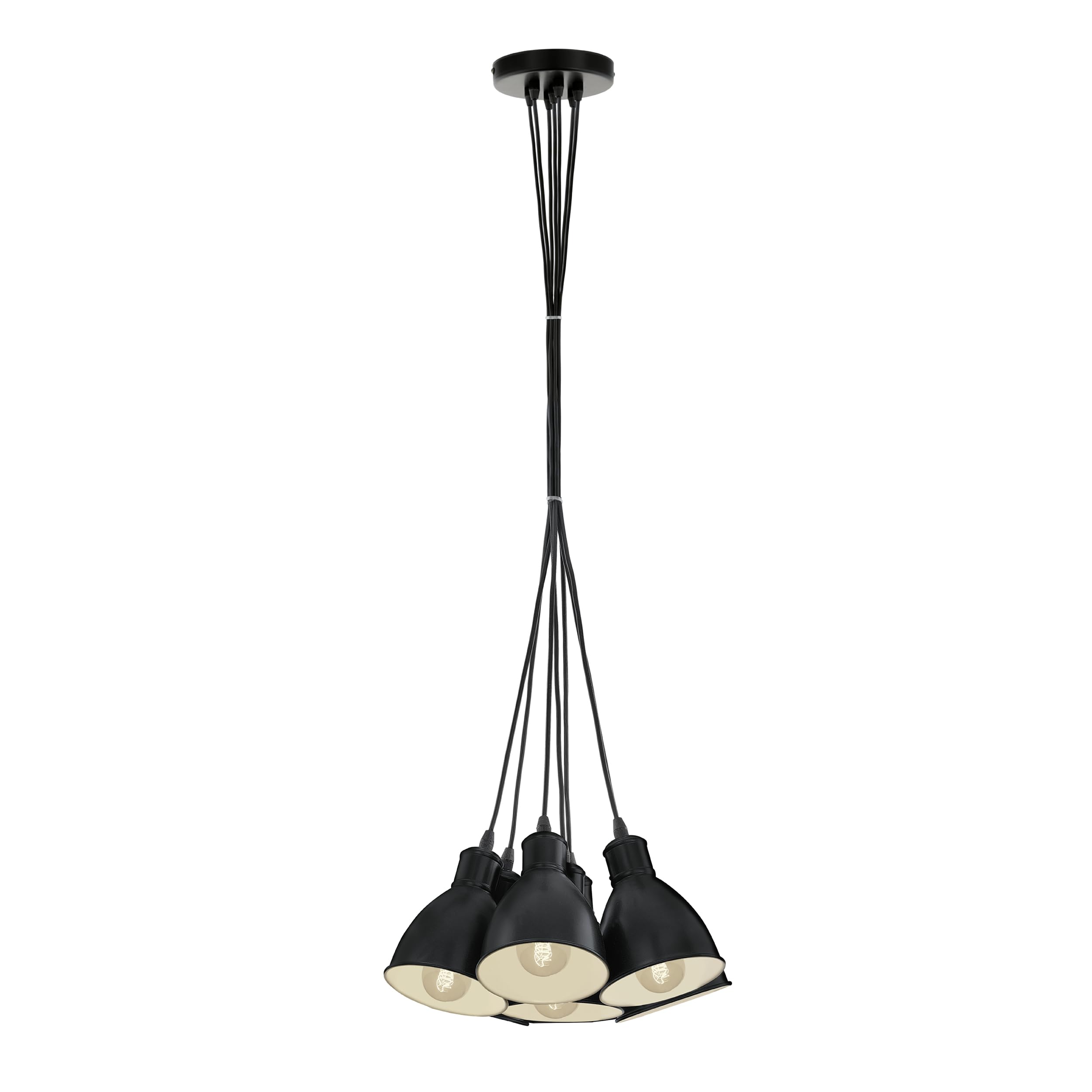 eglo-priddy-wandlampe-industrial-vintage-e27-schwarz-wei image 8