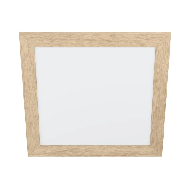 eglo-piglionasso-led-panel-quadratisch-mit-eichenholz-rahmen-50x50-cm image 1