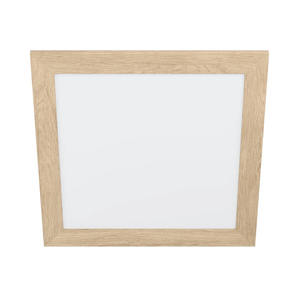 eglo-piglionasso-led-panel-quadratisch-mit-eichenholz-rahmen-50x50-cm image 1