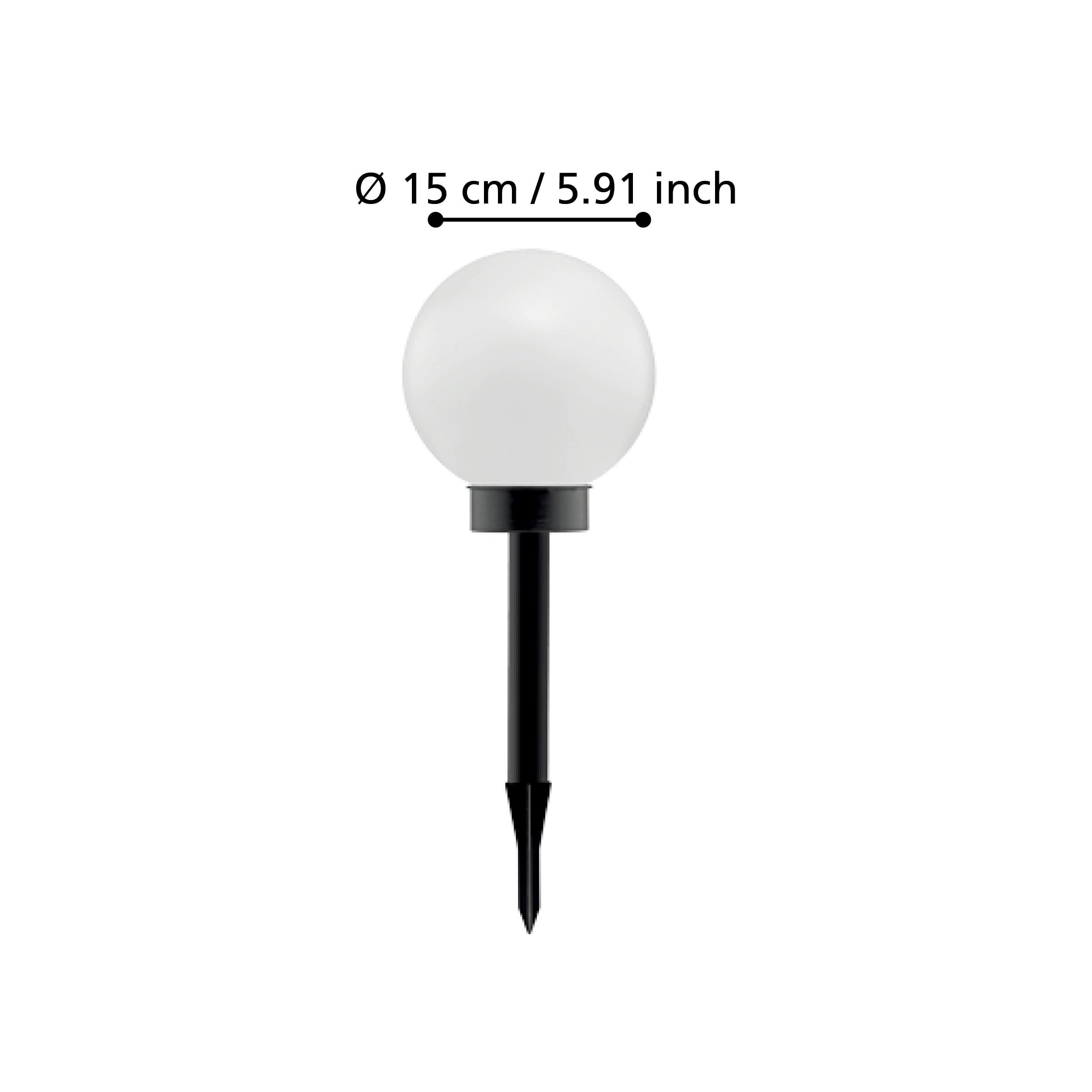 eglo-puglia-solar-kugel-gartenlampe-mit-erdspie-15-cm-solar-ip44-warmwei image 5