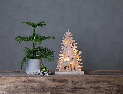 eglo-weihnachts-silhouette-led-weihnachtsdeko-holz-wald-44-cm image 5