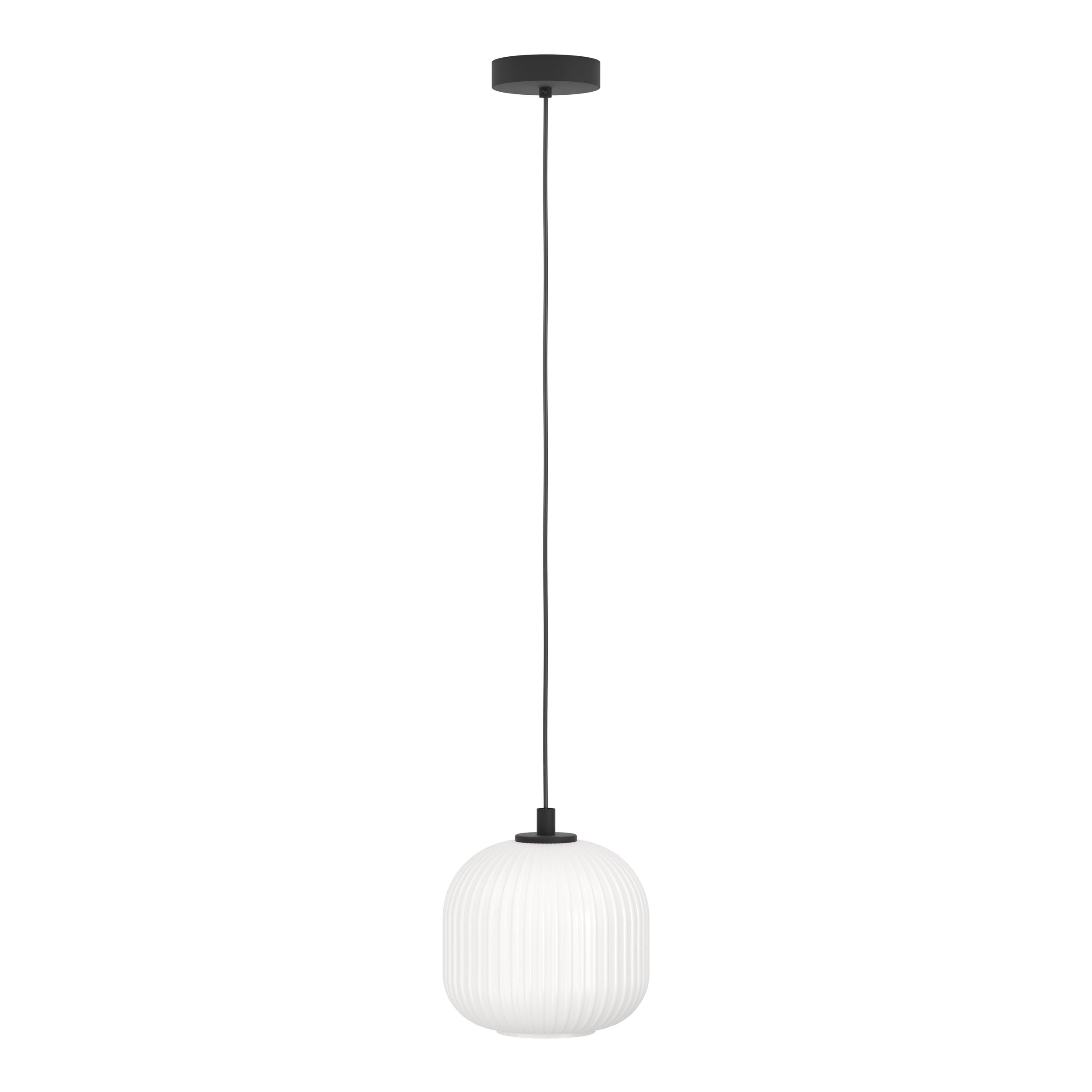 eglo-mantunalle-h-ngelampe-e27-20-cm-schwarz-wei-glas image 2