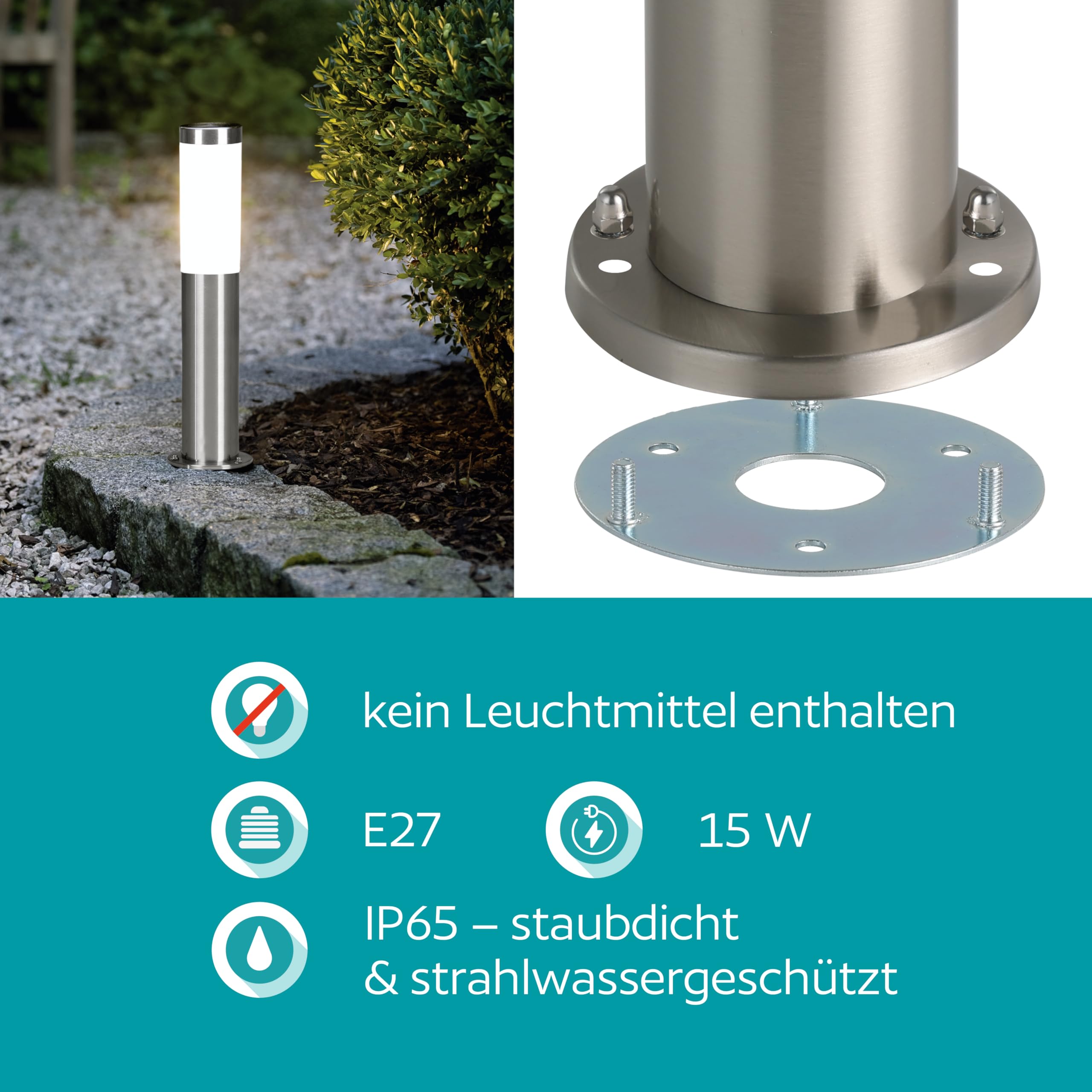 eglo-helsinki-led-au-en-wegelampe-pollerleuchte-edelstahl-silber-45-cm-e27-ip65 image 5