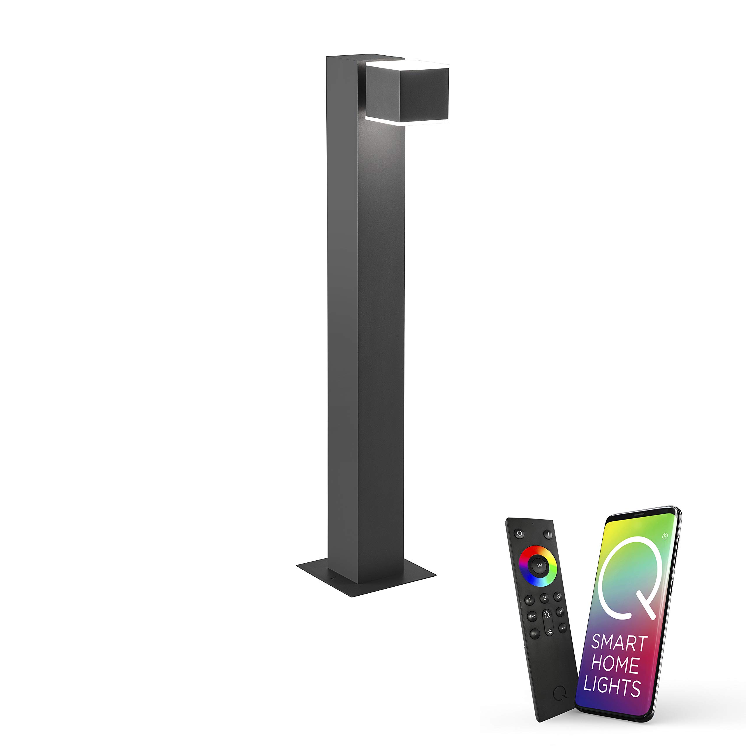 paul-neuhaus-q-sunshine-9720-13-led-au-en-gehwegleuchte-anthrazit-rgb-dimmbar image 1