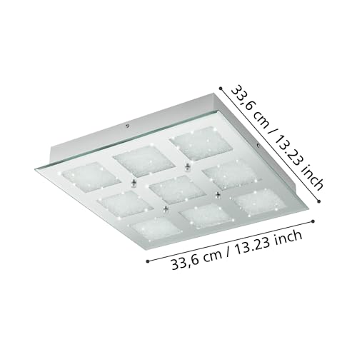 eglo-pallante-led-deckenleuchte-41-x-41-cm-stahl-chrom-brillantglas-4200-lumen-4 image 6