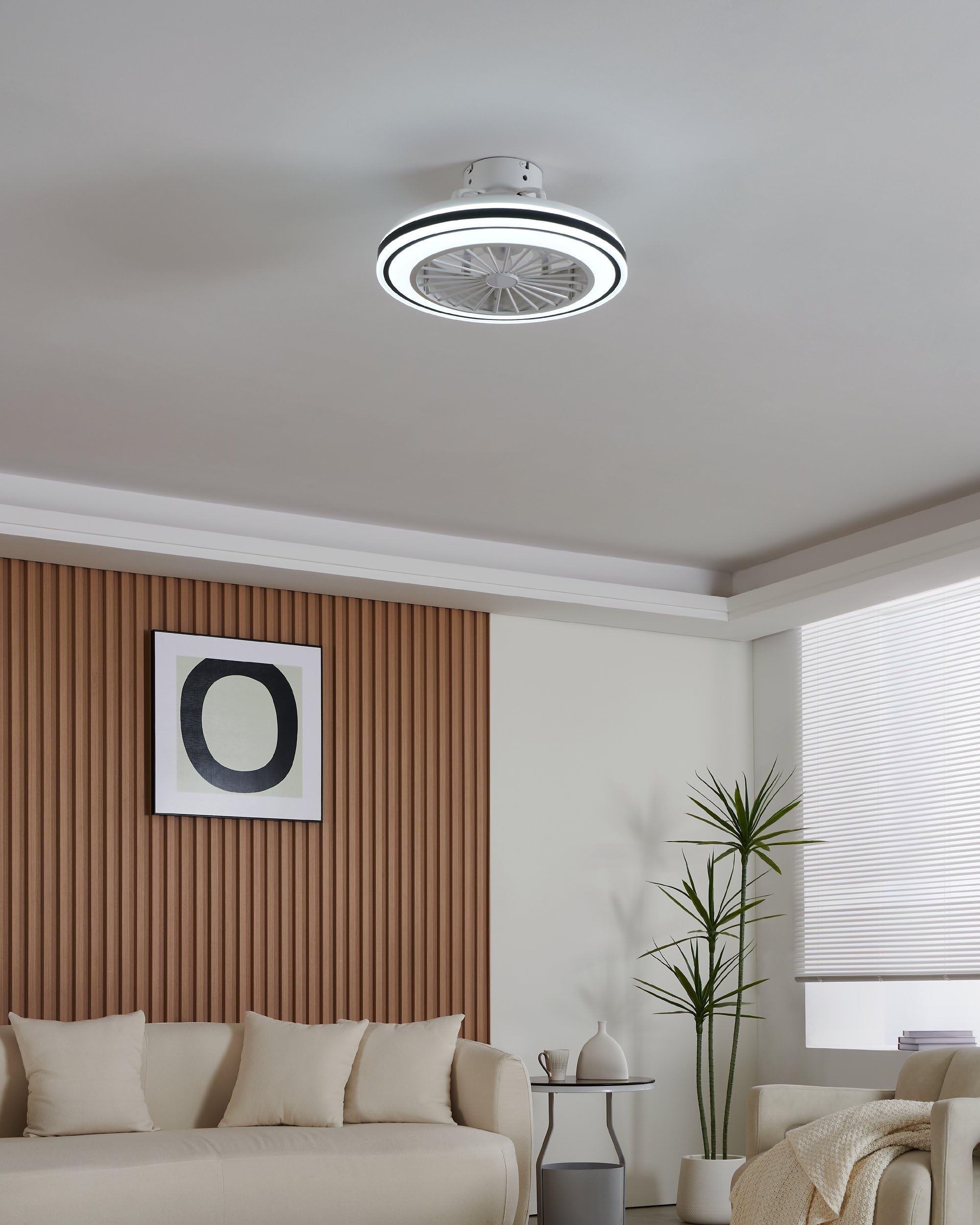 eglo-almeria-deckenventilator-mit-led-48-cm-schwarz-wei-dimmbar-fernbedienung image 8