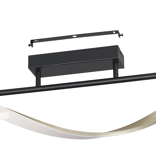eglo-conaprato-led-deckenleuchte-115-cm-schwarz-messing-dimmbar-mit-fernbedienun image 7