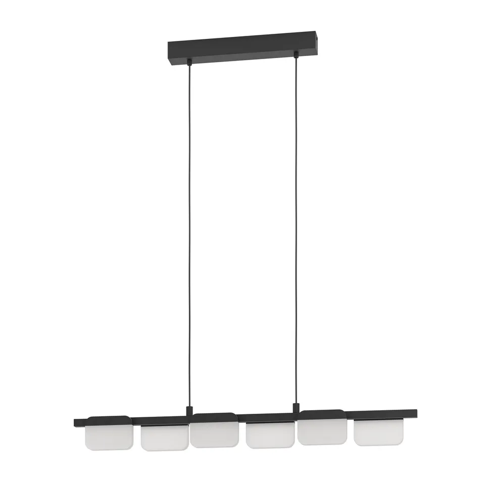 eglo-ervidel-led-pendelleuchte-6-flammig-h-ngelampe-dimmbar-schwarz-satiniert-kl image 1
