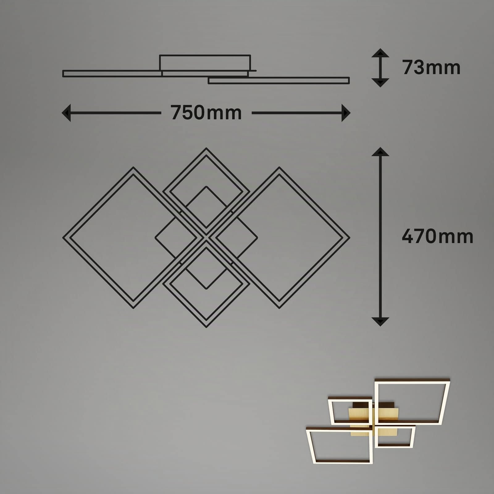 briloner-frame-led-deckenlampe-4-flammig-schwenkbar-dimmbar-75x47-cm-goldbraun image 3