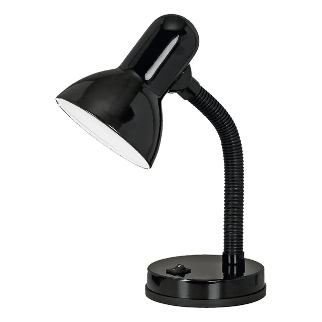 eglo-basic-flexible-tischlampe-schreibtischlampe-e27-schwarz image 1