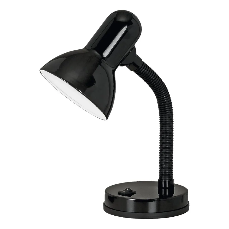 eglo-basic-flexible-tischlampe-schreibtischlampe-e27-schwarz image 1