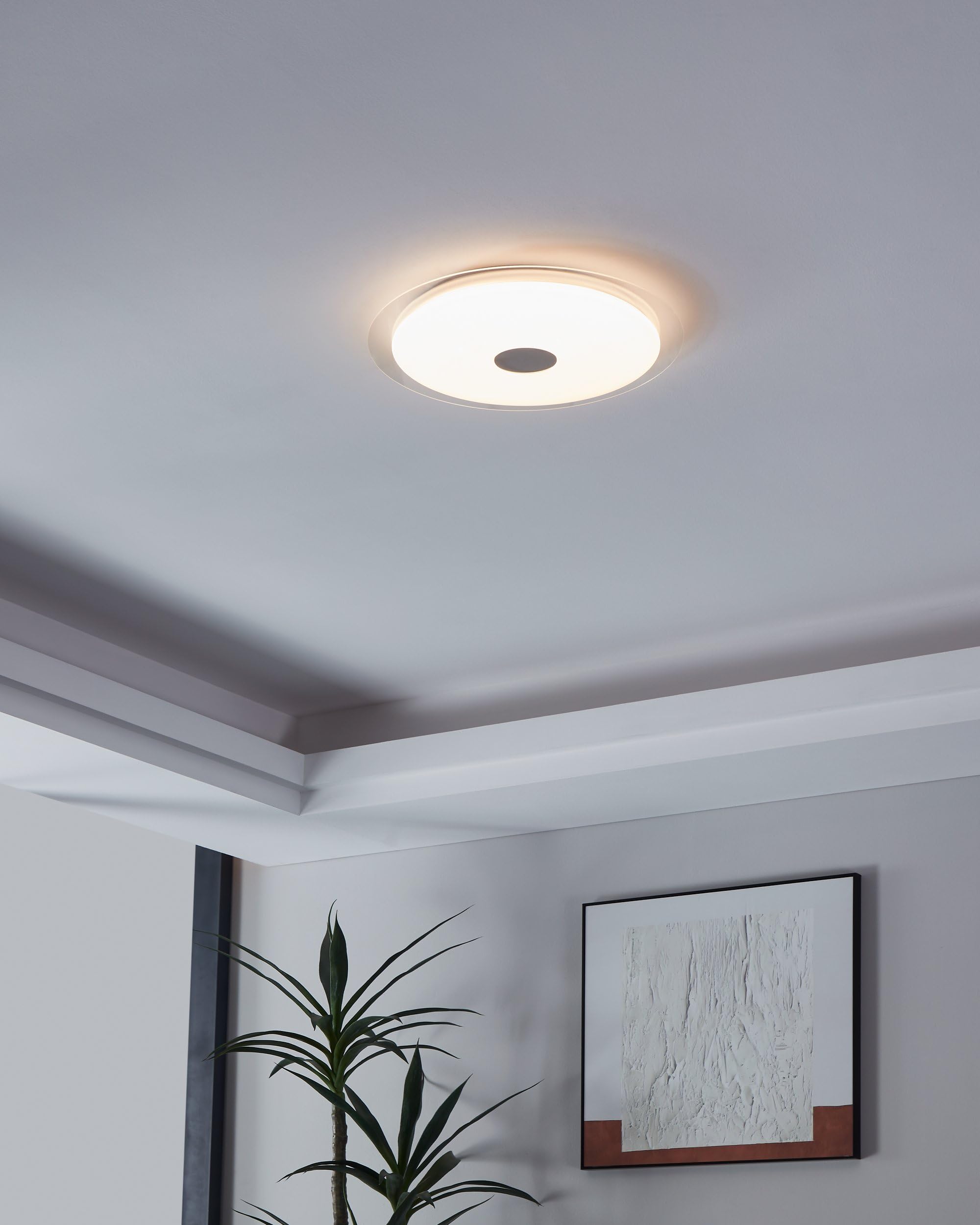 eglo-led-deckenleuchte-lanciano-1-40-cm-mit-fernbedienung-und-kristall-effekt image 5
