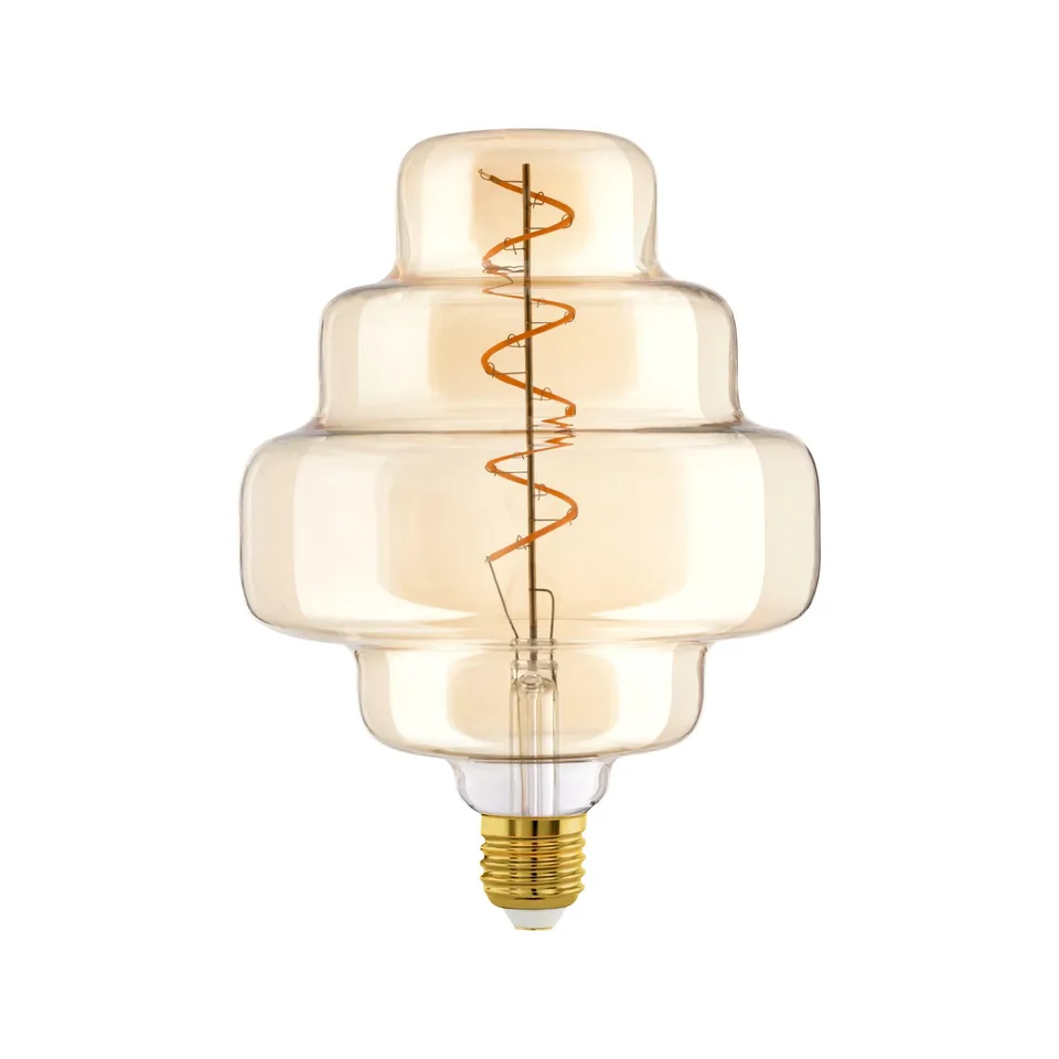 eglo-xxl-e27-spiral-led-retro-gl-hbirne-big-size-amber-4-watt-200-lumen-2000-k-l image 1