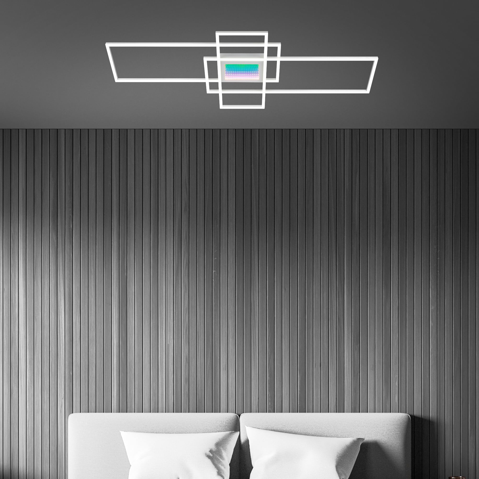 briloner-led-deckenlampe-infinity-spiegel-3d-tunneleffekt-dimmbar-110x42-cm-alu image 4