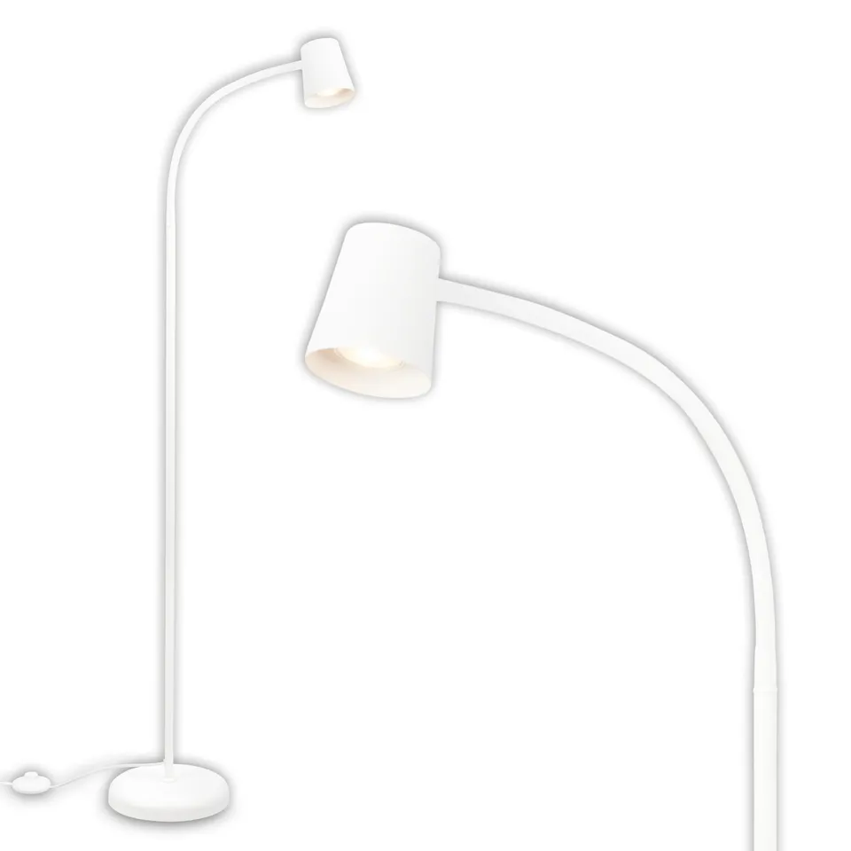 briloner-stehlampe-schwenkbar-wei-1275-mm-standleuchte-mit-fu-taster image 1