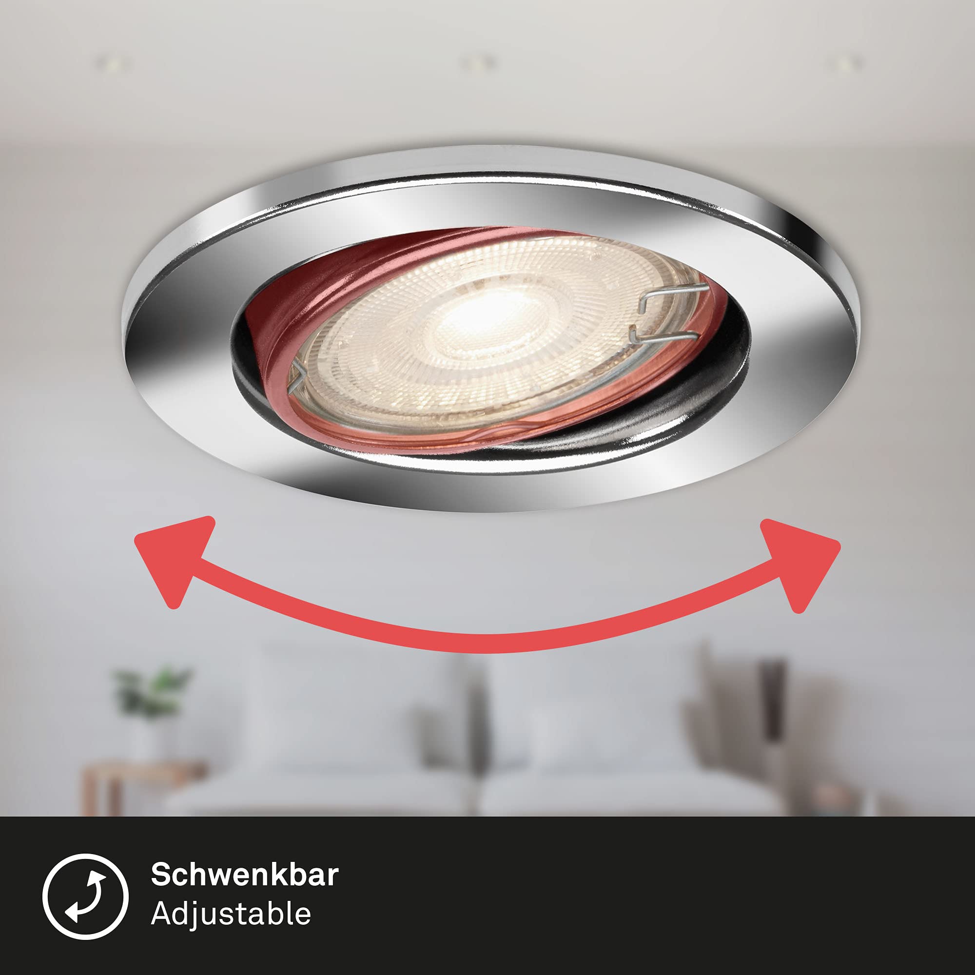 briloner-led-einbauleuchten-3er-set-chrom-gu10-5w-460lm-3000k-schwenkbar-dimmbar image 5