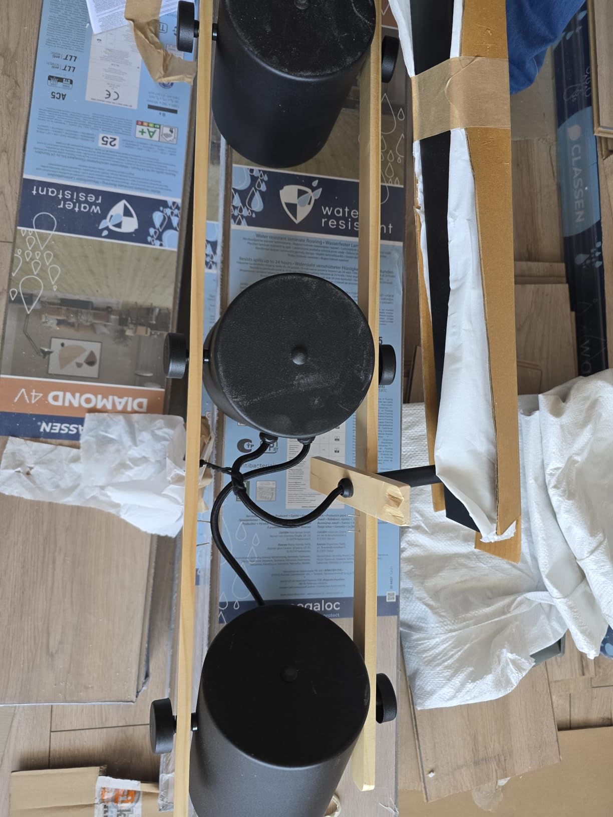 Hammer Optik überm Esstisch