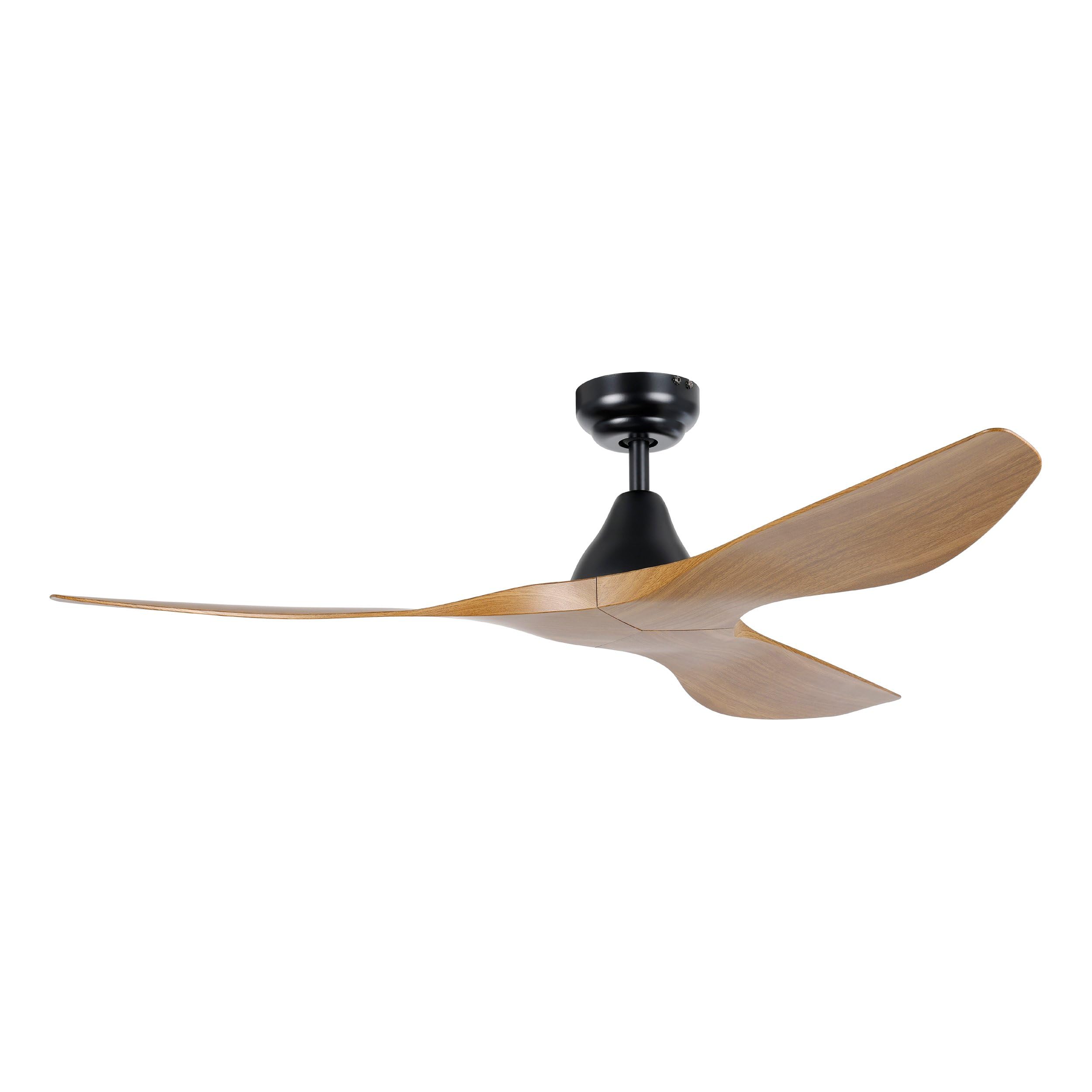 eglo-portsea-deckenventilator-132-cm-schwarz-walnuss-dc-motor-mit-fernbedienung image 3