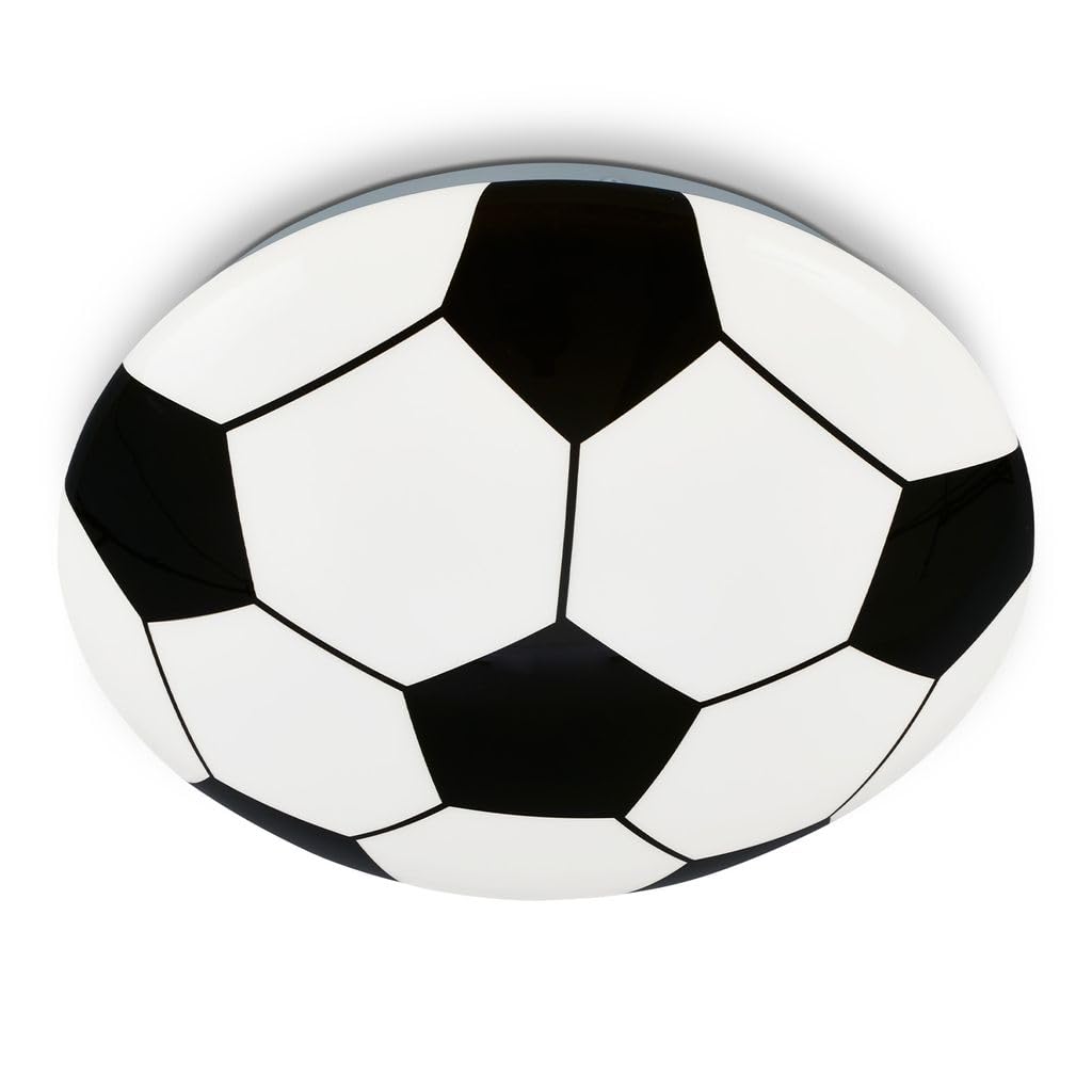 briloner-led-deckenlampe-fussballmotiv-12-watt-1300-lumen-4000k-27-5-x-6-5-cm-sc image 1