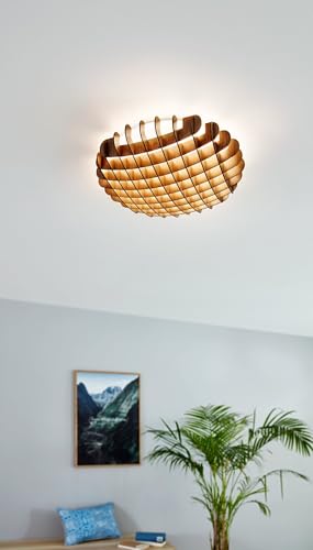 eglo-valdecabras-led-deckenleuchte-51-cm-wei-holz-dunkelbraun image 7