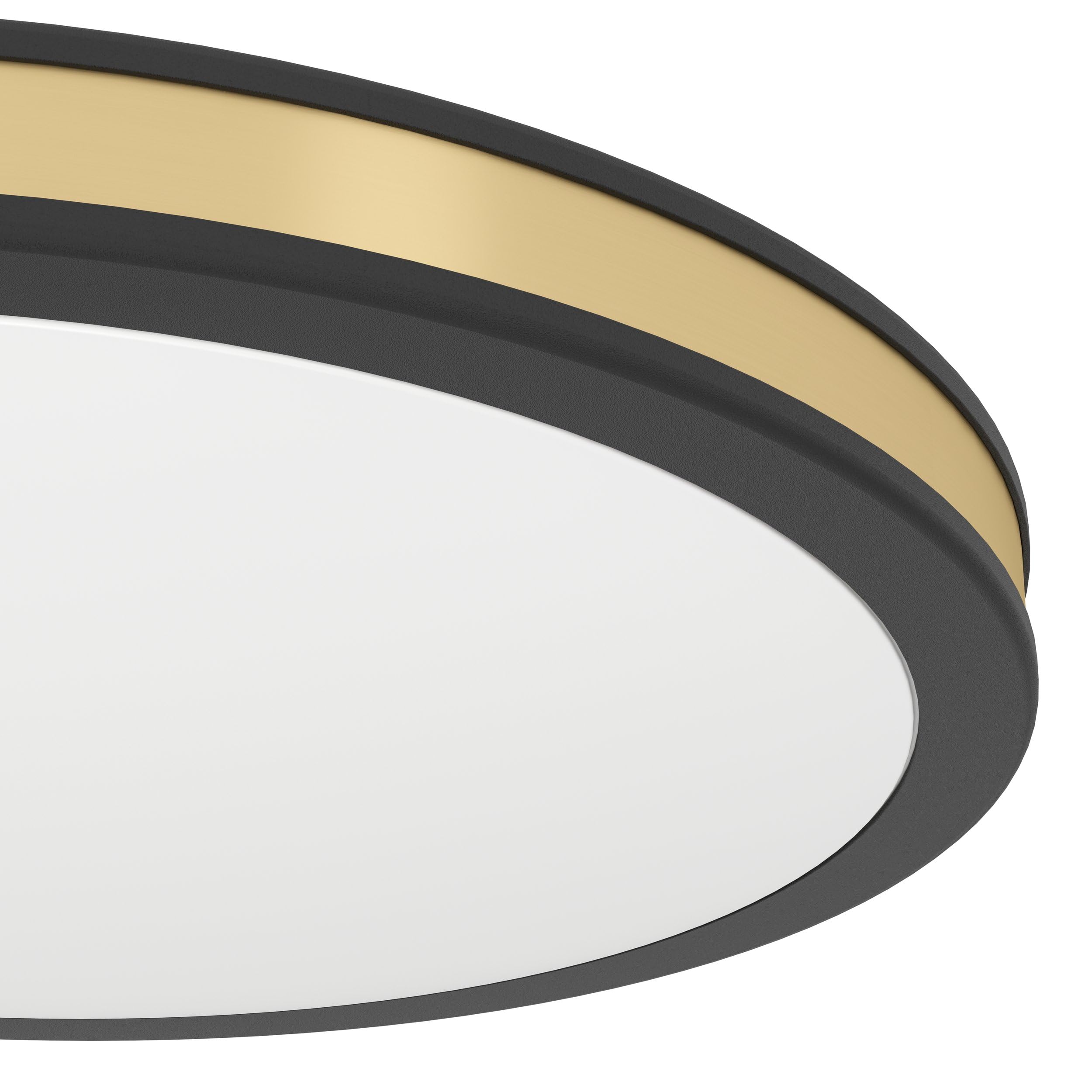 eglo-pescaito-led-decken-und-wandleuchte-28-cm-schwarz-gold-3000k image 5