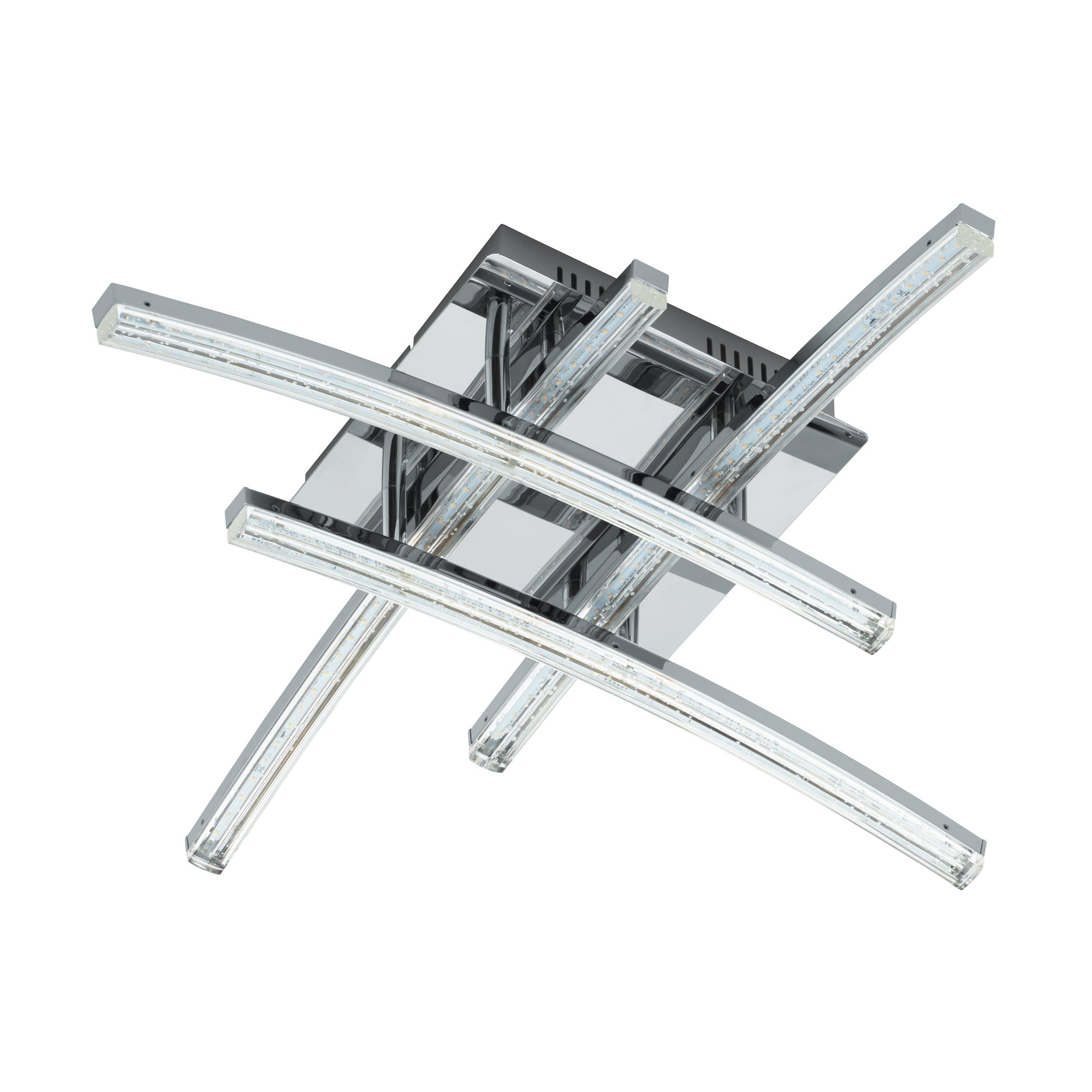eglo-pertini-led-deckenleuchte-4-flammig-45-cm-chrom-transparent image 1
