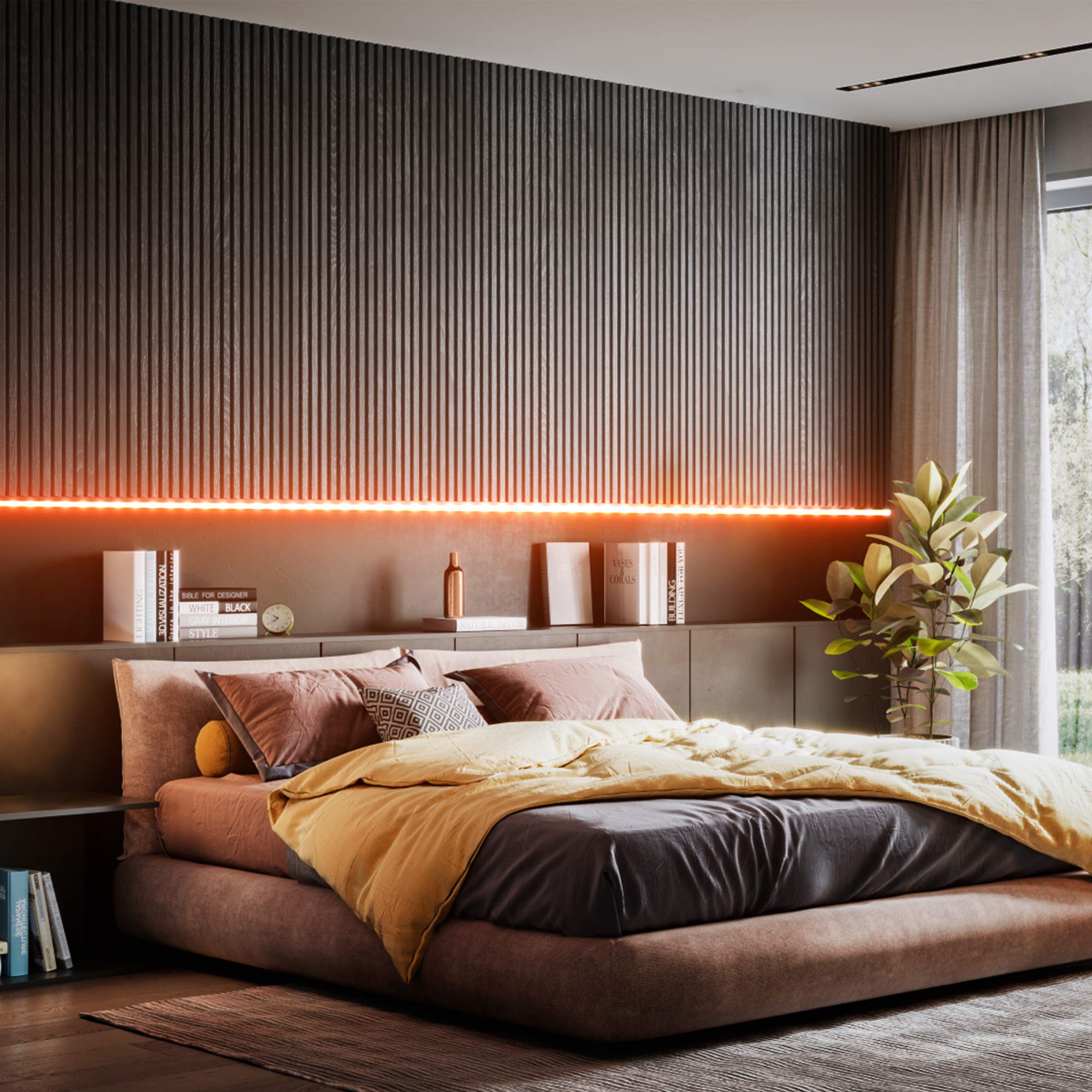 briloner-b-k-licht-led-strip-silikon-3m-rgb-mit-fernbedienung-dimmbarer-selbstkl image 2
